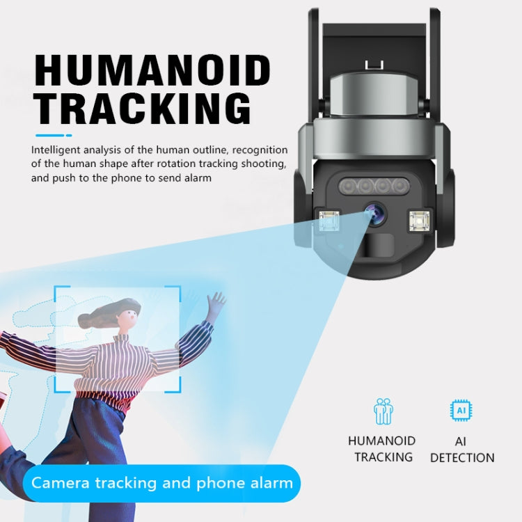 CF-Q812ES 5MP Two-way Voice Outdoor IP66 Waterproof WiFi Camera, US Plug, UK Plug, AU Plug, EU Plug CF-Q812ES 5MP Two-way Voice Outdoor IP66 Waterproof WiFi Camera, US Plug, UK Plug, AU Plug, EU Plug